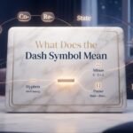 What Does the Dash Symbol Mean2026